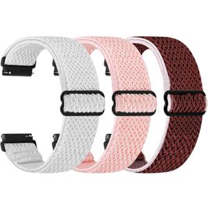 TumpCez Quick Release Watch Band - Choice of Width -18mm 19mm 20mm 22mm 24mm Watch Bands, Solo Loop Adjustable Elastic Nylon Watch Straps Replacement Wristband for Men Women