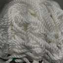 Super Strong 1/2 Inch x 300 Feet Three Strand Braided Boat Lines Dockline with Thimble 5850 Pound Breaking Strain Green