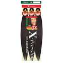Outre Synthetic Pre Stretched ULTRA BRAID - XPRESSION 3X 42" (Color:1 Jet Black, Pack of 4)