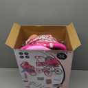 deAO Baby Doll Stroller Set Baby Doll Accessories Playset Pretend Play Toys with 12" Baby Doll,Foldable Stroller,2 Sets Doll Clothes High Chair Christmas Birthday Gift for Toddler Girls 3-7