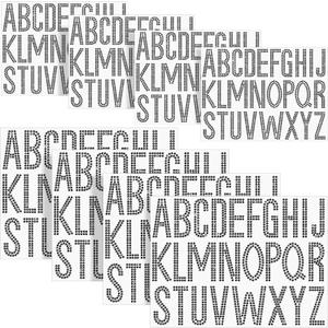 Qilery 208 Pcs 1"- 2" Rhinestone Alphabet Letter Stickers Large Glitter Self Adhesive Letter Sticker Bling Gemstone Alphabet Stickers for Graduate Cap DIY Wedding Art Fabric Decoration(Black)