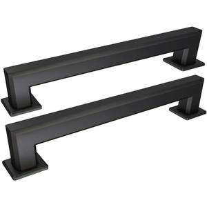 Handicap Grab Bars, Octagon 2 Pack 18 Inch Shower Grab Bar for Seniors, 304 Stainless Steel ADA Grab Bars for Bathtubs and Showers, Toilet, Safety Shower Handles for Elderly, Disabled (Matte Black)