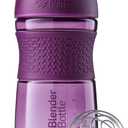 BlenderBottle SportMixer Shaker Bottle Perfect for Protein Shakes and Pre Workout, 20-Ounce, Plum