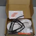 18/2 SPT-1 Electrical Wire Kit - 18/2 Landscape Lighting Wire with Strippers Plugs, Heat Shrink Terminals, Heat Shrink Tubing for Camp Holiday Lamp Extension Cable, Outdoor (White,100 ft)