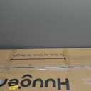 Huuger Folding Desk for Small Spaces, 39.3 Inch Foldable Computer Table, for Home Office, Study, Bedroom, Dorm, Space Saving, Small Writing Work Office Computer Desk, Easy to Fold, Grey