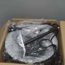 COSYLUX Modern Floor Lamp for Living Room, Industrial Tall Standing Lamp for Bedroom, Metal Shade Reflecting Light Reading Floor Lamp for Office, Nursery Room, Corner(Matte Black)