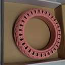 Pink 8.5x2.0 inch Solid Rubber Tire, 50/75-6.1 Scooter Tire Fit for Gotrax GXL V2/XR/APEX XL Hiboy S2/S2R Xiaomi M365/Pro Electric Scooter, Explosion-Proof Front Rear Replacement Tire