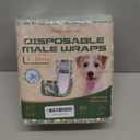Dog Diapers Male,50 Count Small Male Dog Diapers Disposable for Doggie & Puppy,Ultra Absorbent Male Dog Wraps,Belly Bands for Male Dogs with Wetness Indicator(S Same as Other Brands' S)