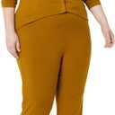 Amazon Essentials womens Wide Rib Long Sleeve Button-up Collared Cardigan (Pants Sold Separately) (XX-Large, Brown)