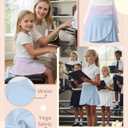 LessonZoo 3 Pack Girl's Ballet Skirts, 3-Color, 2-4 T