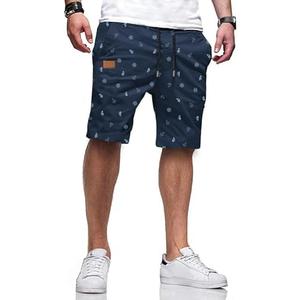 JMIERR Mens Casual Shorts - Cotton Drawstring Summer Beach Stretch Twill Chino Golf Shorts 34