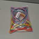 lasenersm 12 Pieces Plastic Cat Ears Headband Multicolor Cat Ear Headbands Headwears for Women Makeup Daily Decorations (At Least 10 Colors)