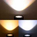 BETOPPER Stage Spotlights, 100W LED DMX Lights, Warm & Cold White Spot Lights COB Stage Lighting, Strobe Lighting for Church, Parties, Wedding, Theatre, Live Events, Stage etc.(1 Pack)