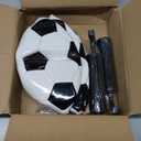 Shappy 2 Pcs Soccer Balls Bulk with Pump, Mesh Bag Official Size 3 4 5 Indoor Outdoor Colorful Soccer Ball for Practice Game Sport Soft Gift for Child Adult Back to School (Black, White)