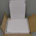 100 Pack 6x6 Rigid Mailers - 450 GSM Thick and Sturdy - Self Sealing Stay Flat Cardboard Envelopes for Mailing CDs, DVDs (White) - Cardboard Mailers