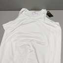 TACVASEN Men's Workout Tank Tops Sleeveless UPF 50+ Summer Sun Shirts Quick Dry for Running Swim Gym Beach (White, XL)