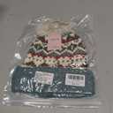 Kids Winter Knit Beanie Hat for Boys Girls Age 3-8 with Faux Fur Pom Warm Fleece Lined