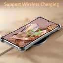 Christmas Phone Case for Google Pixel 8A - Clear Transparent Soft TPU Protective Cover with Xmas Gingerbread Man Pattern, Shockproof Cute Case for Boys Girls (6.1 Inch)