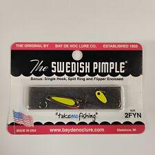 Bay De Noc Swedish Pimple 1/10 Oz Flr Yl Pack Of 4