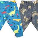 MOEMOE BABY Waterproof Diaper Pants for Potty Training 2 Packs Overnight Diaper Shorts for Toddler Boys and Girls, 3-5T