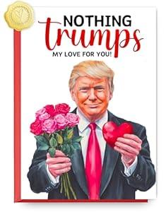 ZamouK Valentines Day Card Gifts for Her Him, Funny Romantic Valentine's Day Cards for Men Women, 5x7 Inch with Red Envelope