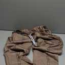 Beige and Dark Gray Diamond Pattern Size S