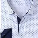 Alex Vando Mens Printed Dress Shirts Long Sleeve Regular Fit Button Down Shirt (L)