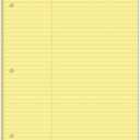 Ampad Dual Pads PAD,DUAL,LAWRULED,LTR,CAN (Pack of15)
