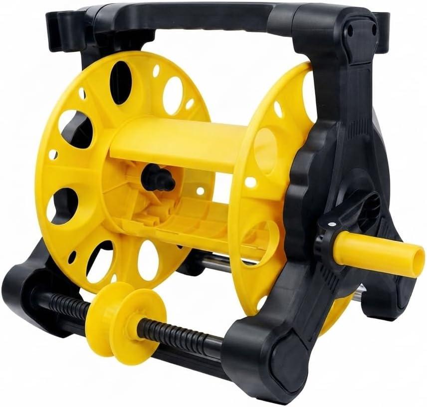 Garden Hose Reel Cart, Manual Water Hose Reel with Hose Guide
