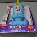 Fisher-Price Toddler Toy Laugh & Learn Light-Up Learning Vacuum Musical Push Along for Pretend Play Infants Ages 1+ Years 