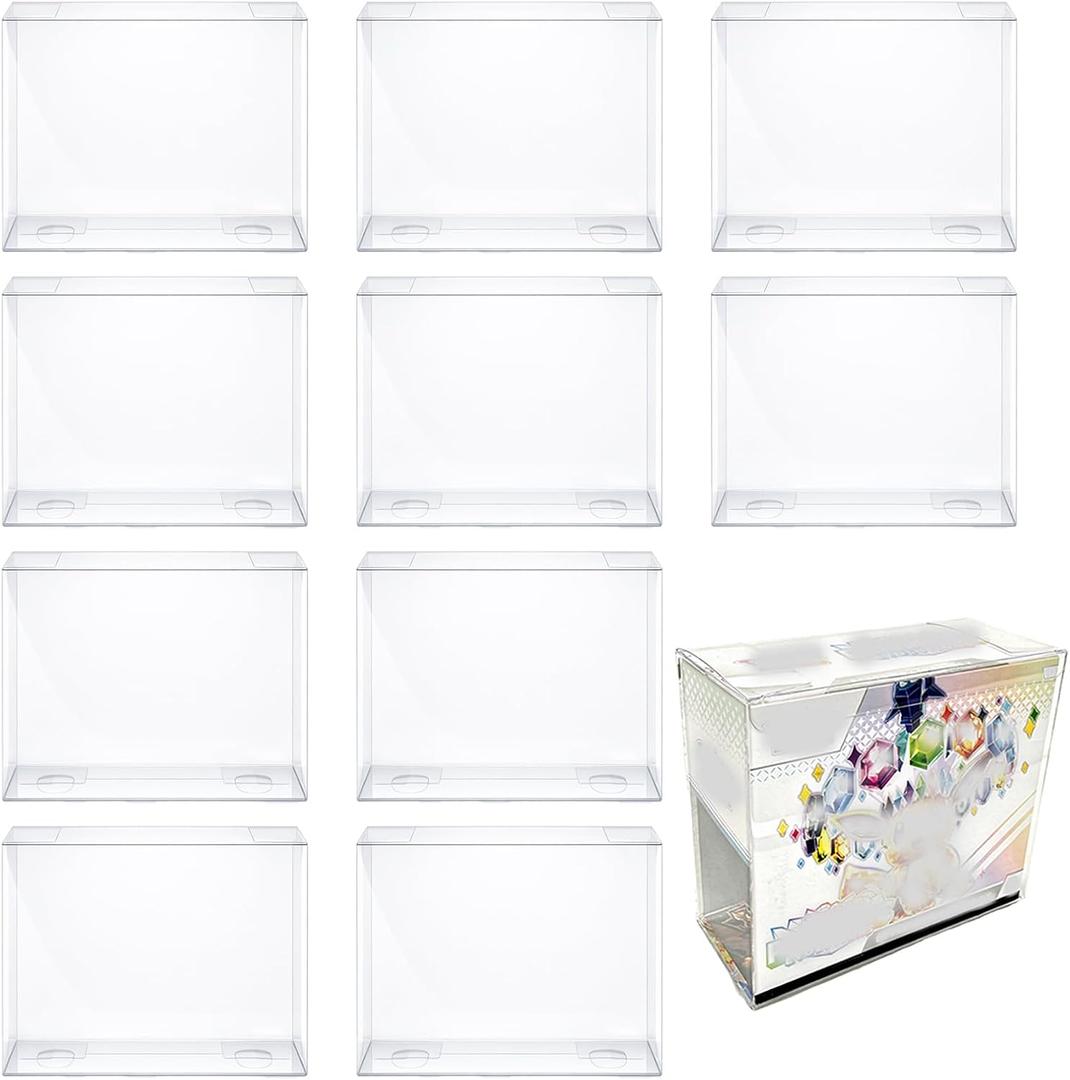 ETB Protector Case, PET Plastic ETB Protector Suitable for Elite Trainer Box, ETB Case Compatible with Elite Trainer Boxes (10 Pack)