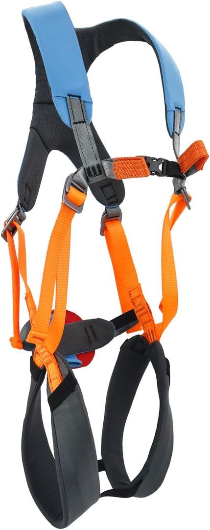 NewDoar Kids Full Body Climbing Harnesses Comfortable & Lightweight,Protection Zipline Belts for Outdoor Expanding Training for Outdoor Expanding Training 3~8 Years
