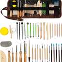 42 PCS Clay Tool, Clay Sculpting Tools Kit, Pottery Tools Can be Used for Stippling, Carving, Molding, and Shaping Clay Crafts, for Beginners, Hobbyists, Artists
