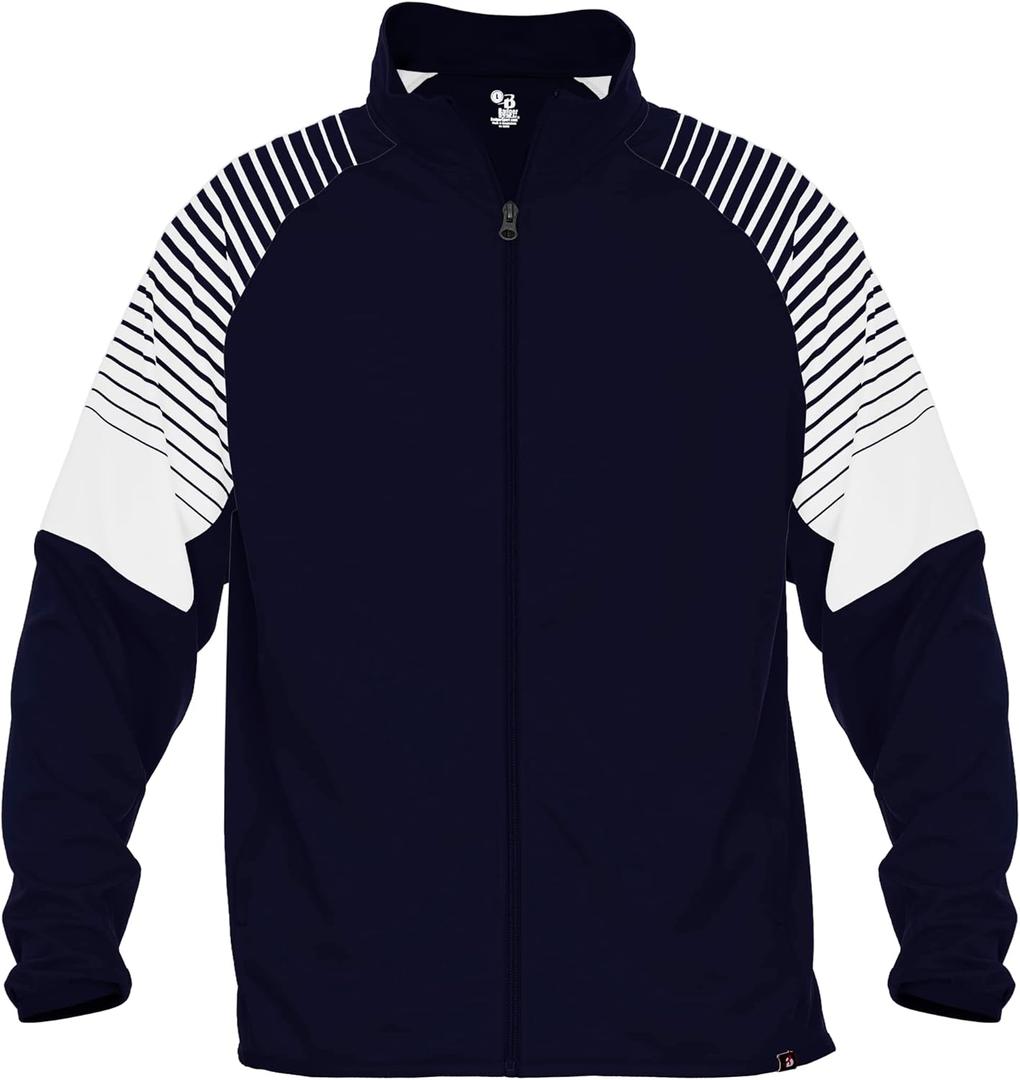 Badger Sports Lineup Outer Core Youth Jacket - L - NY/NYLN