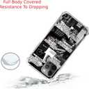 Black Aesthetic Phone Case Compatible with iPhone 13 Pro MaxPositive Famous Quotes Collage Cool Teen Woman Girl Boy Case for iPhone 13 Pro Max, Shockproof TPU Bumper Protective Cover Case