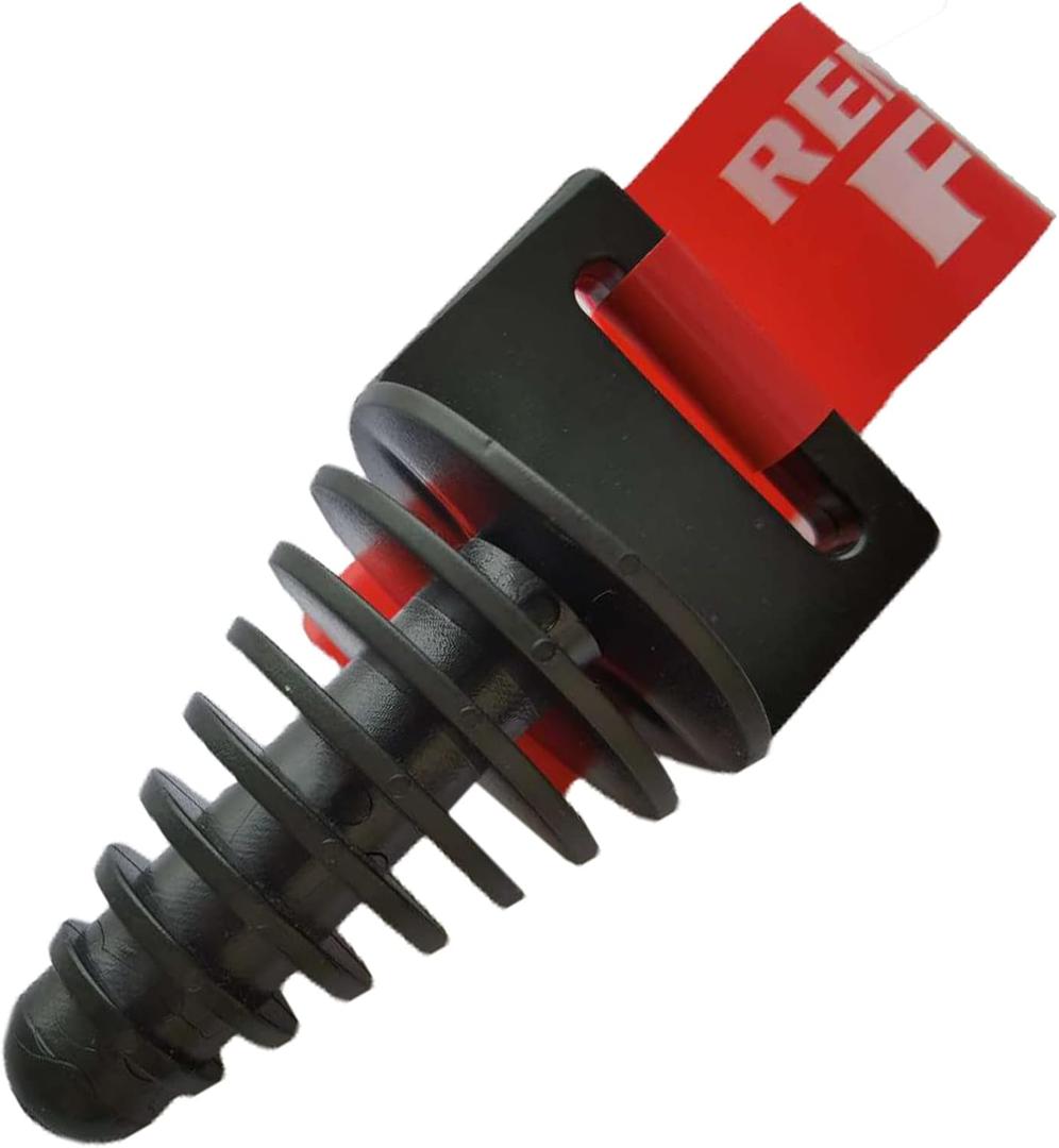 Muffler Exhaust Wash Plug 0.8 "to 2.2", Rubber Exhaust Silencer Wash Plug for 2 Stroke and 4 Stroke Motorcycle Dirt Bike and ATV, QUAD (Black)