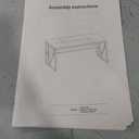 Tribesigns 63 inches Executive Desk and 47" lateral File Cabinet, L-Shaped Computer Desk Home Office Furniture Set with Drawers and Storage Shelves, Office Table with Cabinet (Walnut+White, 63)