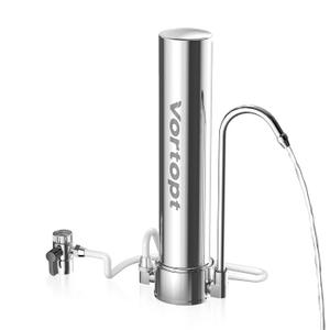 Vortopt Under-Sink & Countertop Filtration,Water Filter for Sink Faucet & Counter Top,5-Stage Sink Water Filter & Dispenser with Mineral,8000 Gal,Fast Flow for Kitchen/Bathroom.