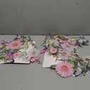 SUNBEAUTY 2Pcs Butterfly Daisy Garland Banner Reusable Waterproof Wildflower Garland 13ft for Enchanted Garden Woodland Birthday Baby Shower Bloom Tea Party Wedding Mother's Day Backdrop Decorations