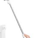 Selfie Stick for iPhone, Extended Portable Selfie Stick, Wireless Remote, Adujustable, Compact Phone Holder for Photograph, Video Recording, Streaming (White)