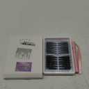 Yawamica Lash Extension Kit 50D 80D Cat Eye Lashes Clusters Kit 7-16mm Wispy Cluster Eyelash Extensions Kit D Curly Eyelash Clusters 240pcs Individual Lashes with Bond and Seal Lash Tweezers DIY Lash