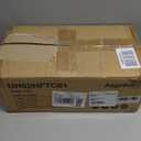 Slim Storage Cart, 4 Tier Rolling Cart with Handle, Rolling Carts with Wheels, Metal Frame Narrow Cart for Small Spaces for Kitchen, Dining Room, Bathroom, Laundry Room, Office (16.5"D x 8.5"W x 34.7"H, Rustic Brown)