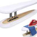Dual Sided Sleeve Ironing Board for Sleeve Pressing,White
21.6'' Mini Tabletop Board, Cotton Cover, Thick Pad, Metal Frame, Garment Care Surface for Sewing Laundry Pants Cuffs Collars