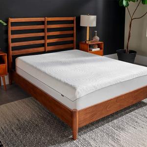 Tempur-Pedic Protect Waterproof Mattress Protector, Queen, White 