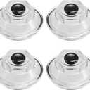 4PCS Oil Bath Dust Caps, Oil Cap, O-ring & Rubber Plug Kit Compatible with Dexter 9K (After 10-1-1989) and 10K 12K 15K Axles 4"-12 Threads Replace#: K71-148-00