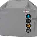 Grill Cover by Grillman, Gray, 58 Inch, BBQ Outdoor Grill Covers, Charcoal & Gas Grills, Waterproof, Rip-Proof, Weather-Resistant, Anti-UV, Barbecue Cover for Weber, Genesis, Charbroil, Nexgrill, etc