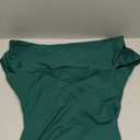 Popilush Women's Shapewear Midi Dress Off Shoulder Wrap V Neck Formal Wedding Guest Cocktail Dresses Bodycon Evening Gowns (X-Large, Green)