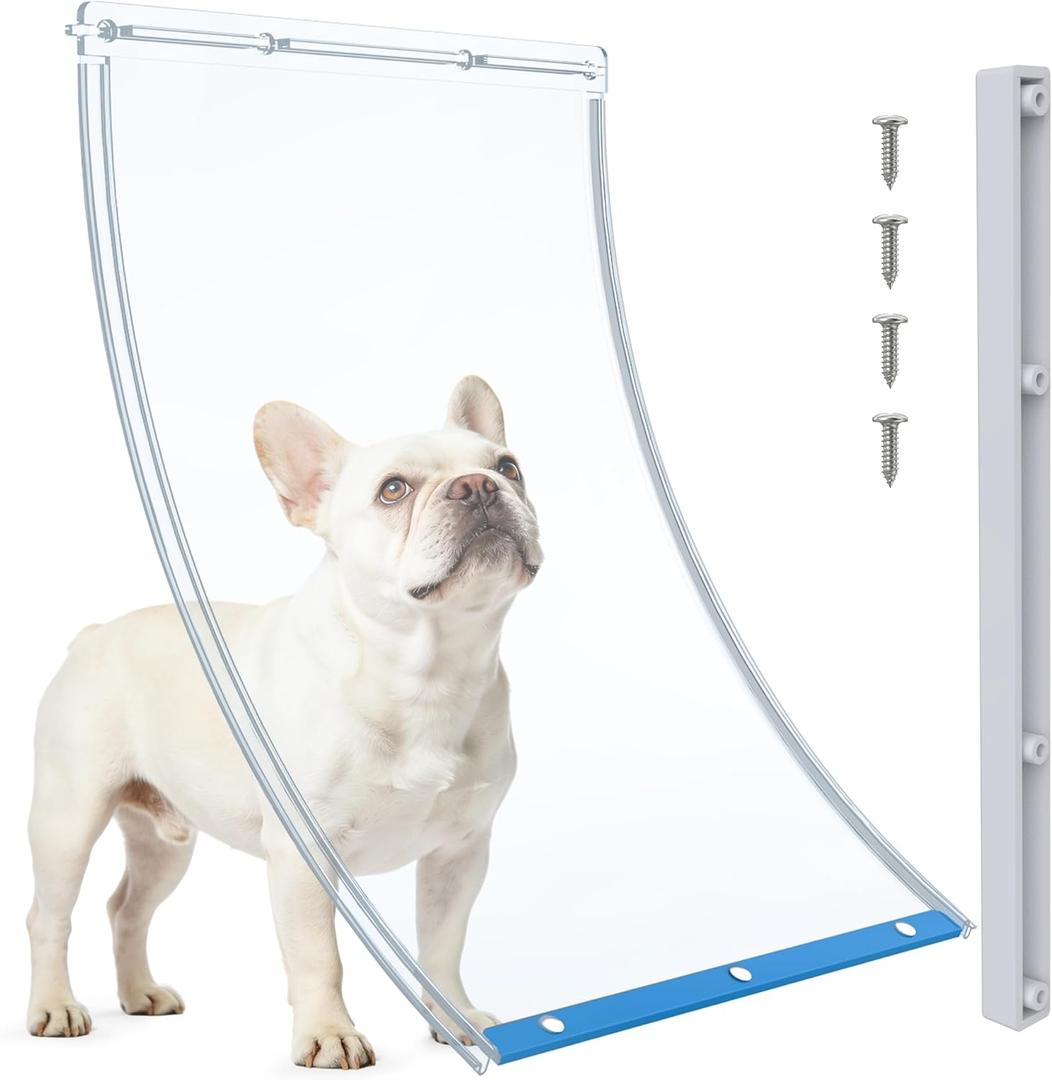 Dog Door Replacement Flaps - Extra Large Measures 10.5" x 15", Doggie Door Flap Compatible with Ideal Pet Products Designer Series Pet Door- Replacement Flap, Less Shrinkage, Weather Resistant