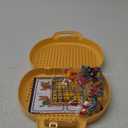Magic Montessori Play Toolbox, Thrsday Creative Tool Box, Montessori Play Toolbox with Drill, Mosaic Puzzle Toy with Electric Drill Screw Tool Set for Kids Ages 3-12 Years Old (Yellow)