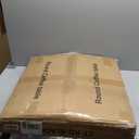 Small Round Coffee Table with Open Storage for Small Space, 23.5" Black 2-Tier Wooden Center Table for Living Room, Metal Legs, Easy to Assemble